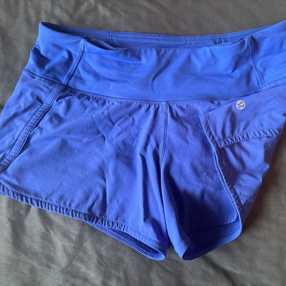 Lululemon Speed up shorts 💙